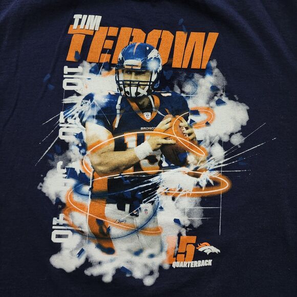 NFL Denver Broncos Tim Tebow Graphic Tee Size XL - Picture 2 of 4